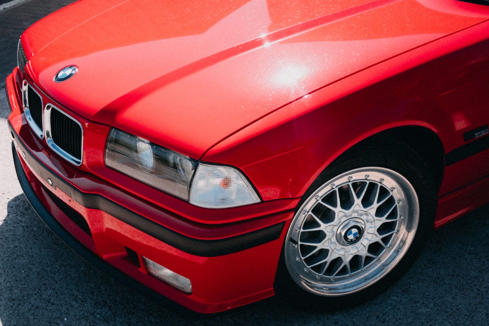 Red BMW; enquire about secure prestige vehicle storage with Bayles & Wylie Ltd in Nottinghamshire